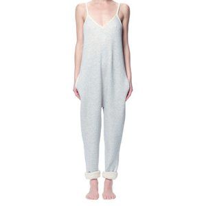 Mara Hoffman French Cotton Terry Gray Jumpsuit